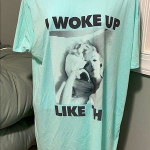 T-shirt great for sleeping or over leggings!